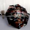 Printed The Vampire Diaries Folding Umbrella,Outdoor,Leisure,And Travel Umbrella,Durable Umbrella Fabric,Birthday And Holiday Gift