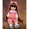 Braune Augen Reborn Baby Puppen Mädchen 55 cm Vollsilikon Vinyl Kann Betty Puppen baden Bebe Spielzeug KEIUMI Mode Geburtstag WEIHNACHTEN Geschenke