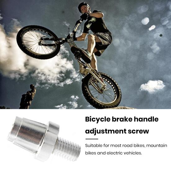 2Pcs Brake Lever Adjustment Screw Fastener Part Aluminum Alloy Mountain Road Folding Bikes