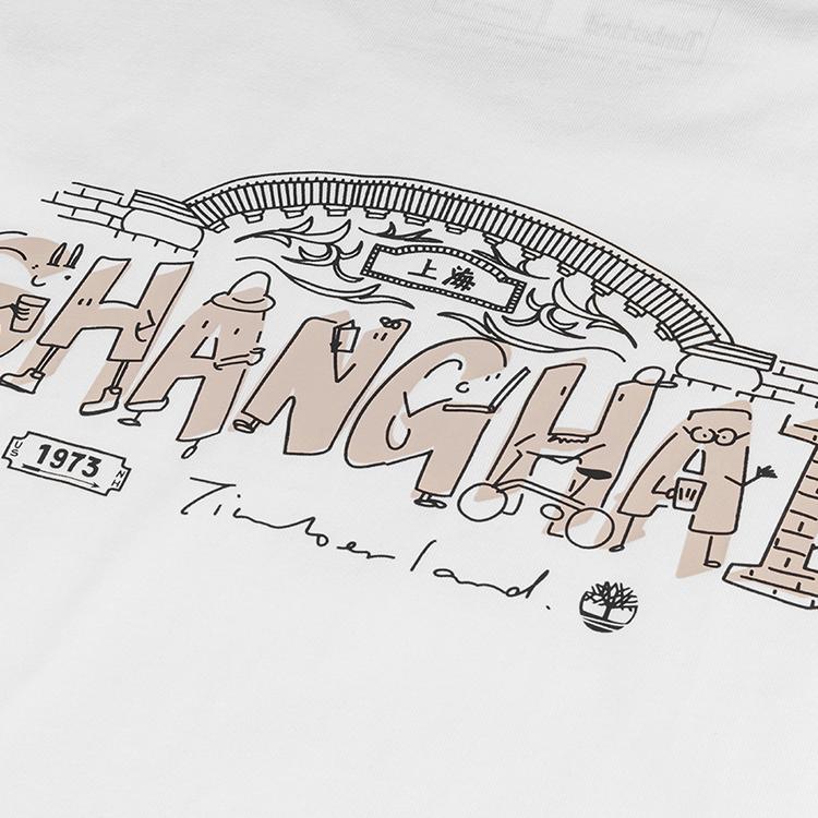 Timberland Outdoor Casual Breathable Round Neck Pullover Short Sleeve T-Shirt Unisex T-Shirts White A5RPG-100