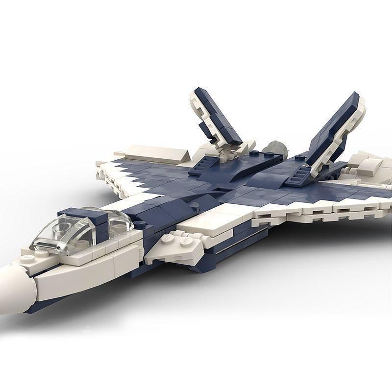 271 ks malých dílků MOC stavebnice Rusko Su-57 těžký stíhač model sestavené letadlo hračka dárek pro chlapce stolní ozdoby
