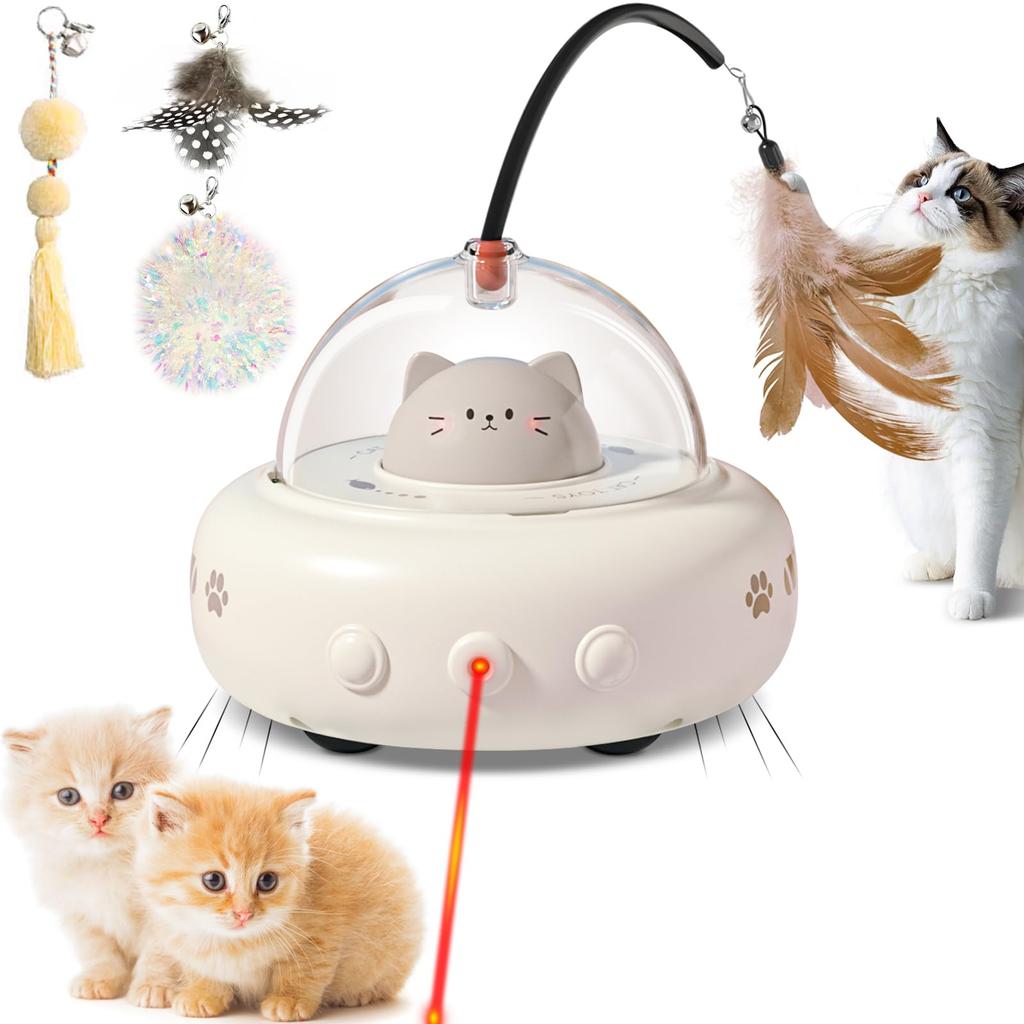 Cat Electric Cat Stimulates Cat USB Feather Easy To For When Lack of Measures Intelligence Stimulates Hunting Instinct Toy, Teaser, Curiosity,