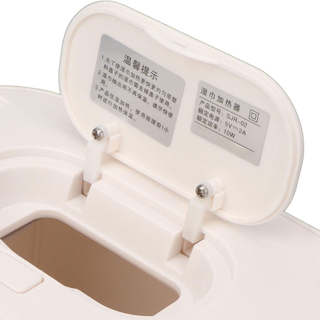 Wet Wipe Warmer Large Capacity LED Screen Portable Uniform Heating Adjustable Heated Wipes Dispenser