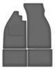 Velour Graphite Car Mats For: Volkswagen Beetle 0 (1938-2003)