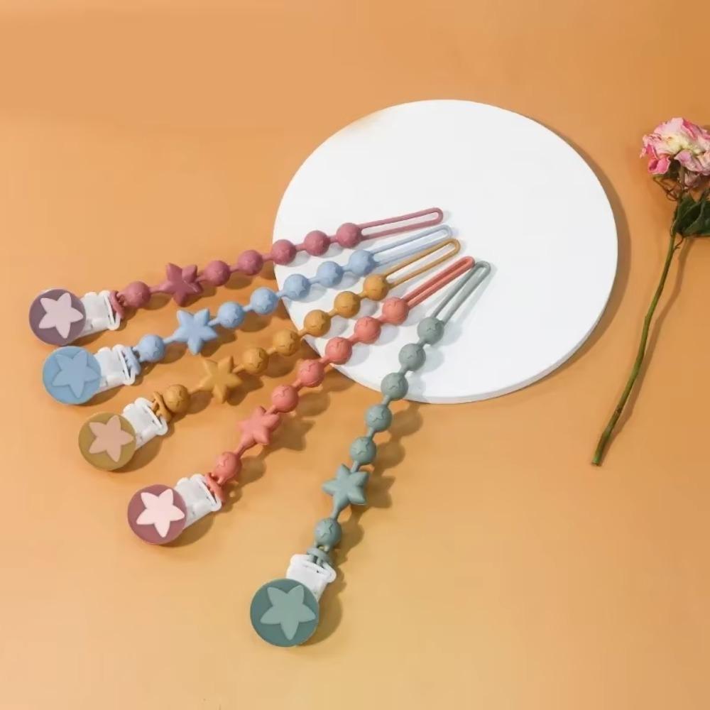 1Pc Nipple Chains Newborn Baby Items Babies Infant Silicone Pacifier Clips for Toddler Teething Soother Chew Dummy Chains Holder
