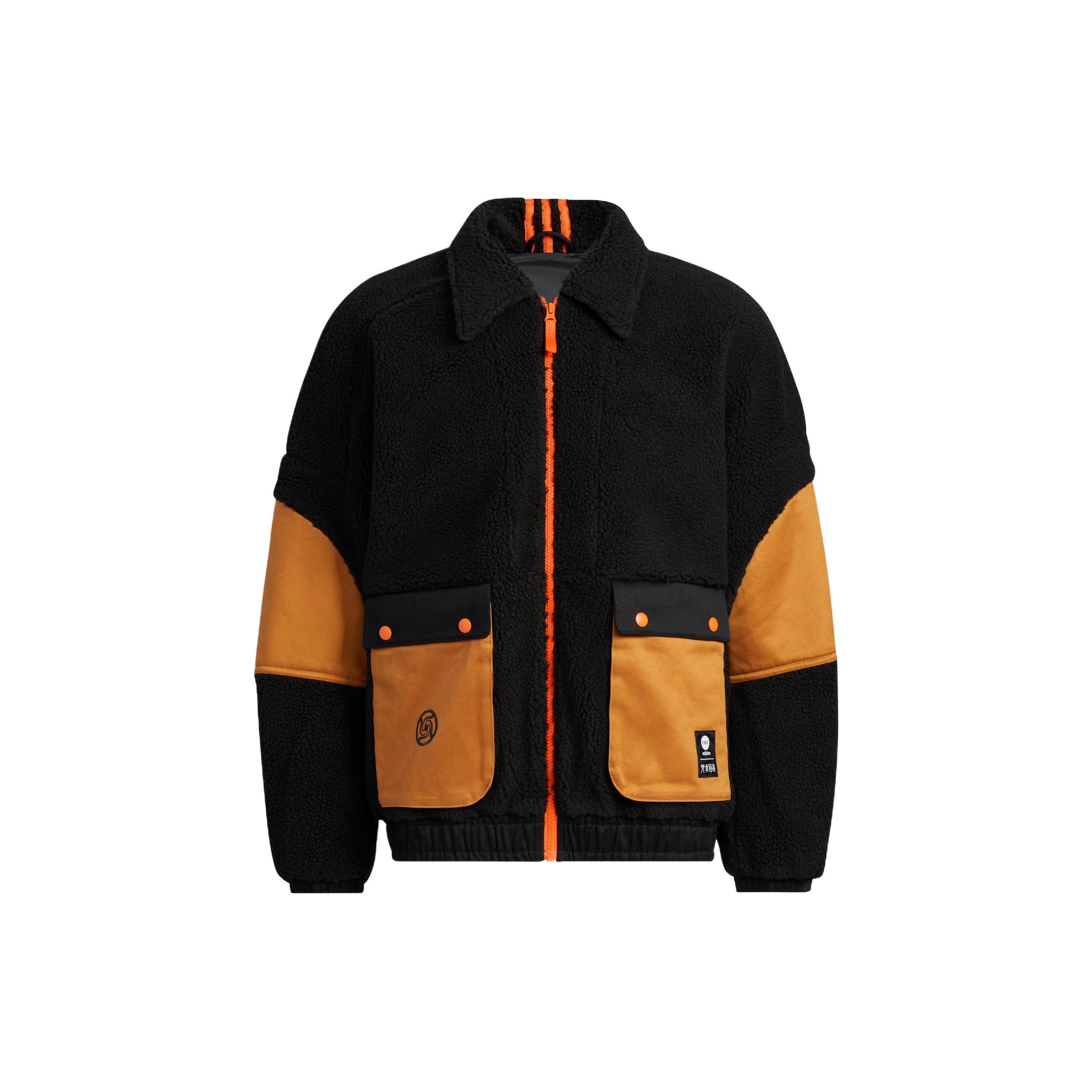 adidas Neo x Jujutsu Kaisen Jackets Black Orange Men s HZ2426 L