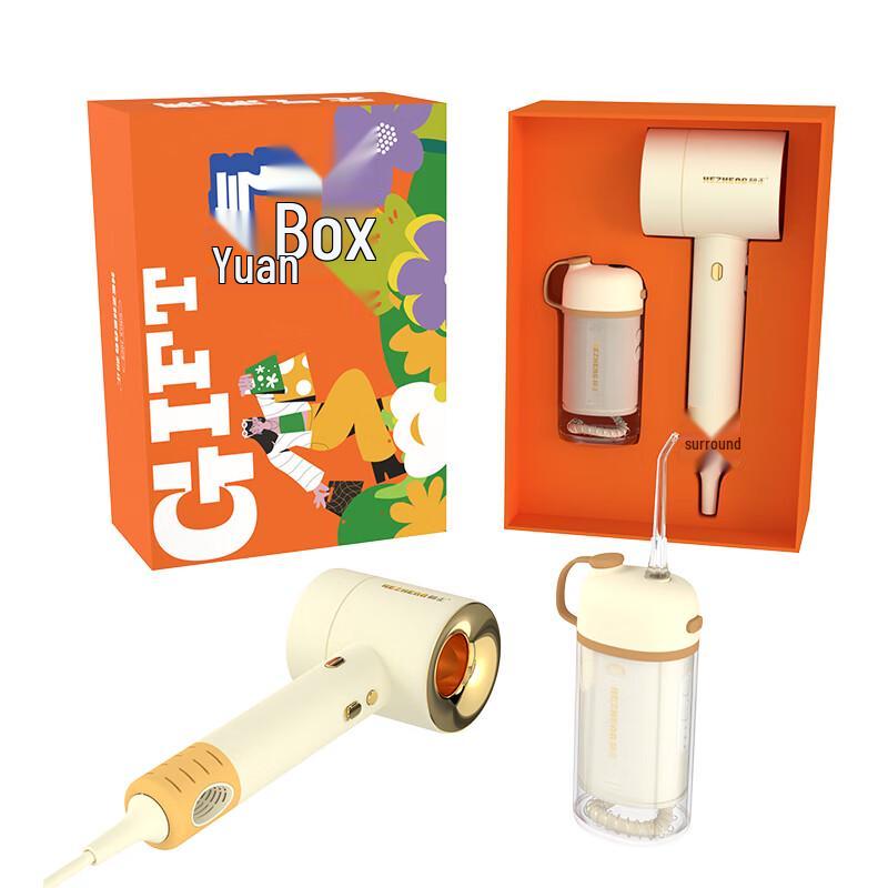 

Hezheng Vitality Gift Box: Hair Dryer & Oral Irrigator