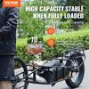 Fahrrad-Lastenanhänger, 31,8 kg Ladekapazität, Robuster Fahrrad-Wagen, Kompakte Lagerung & Schnellspann-Struktur mit Universal-Kupplung, 20-Zoll-Räder,