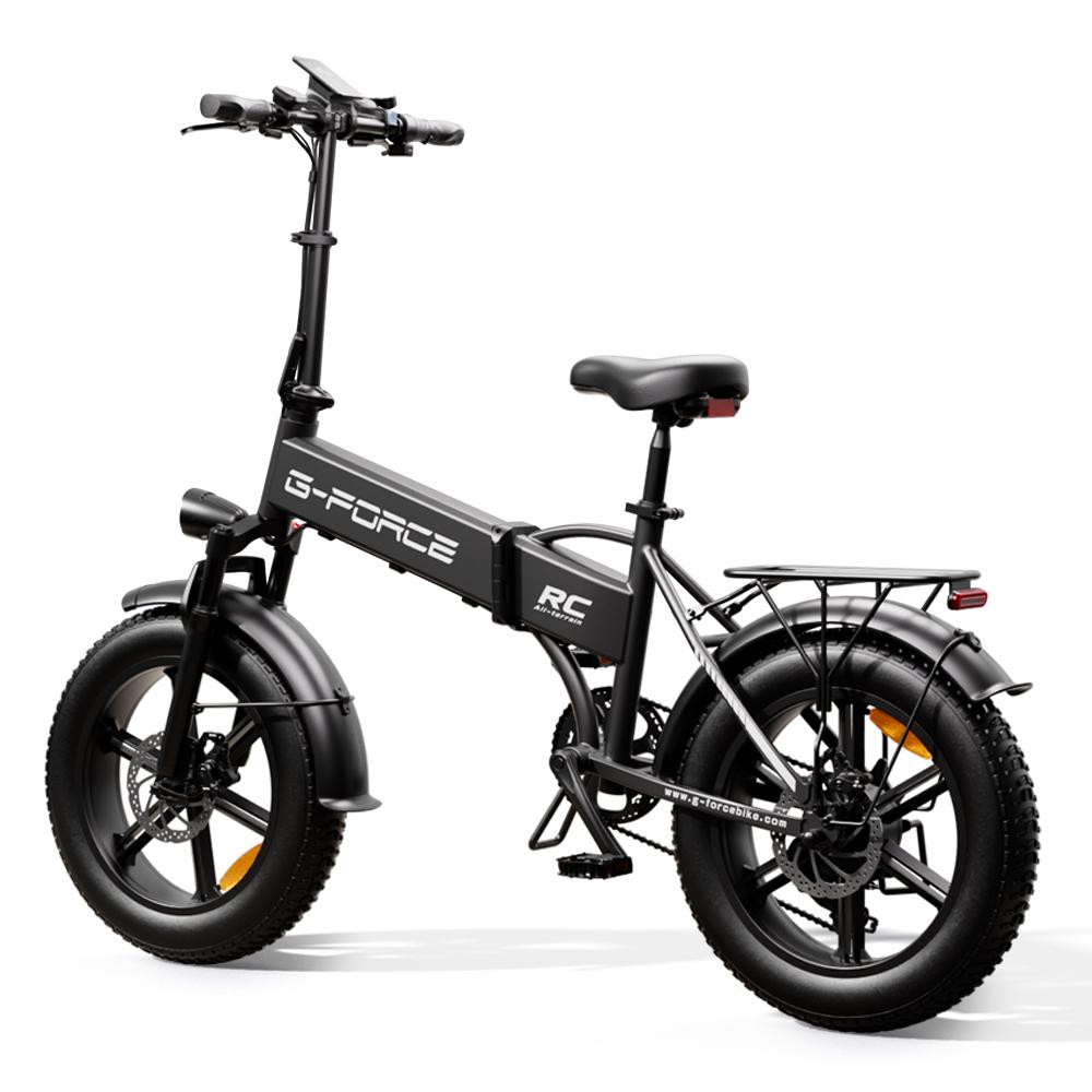 G-FORCE RC 48V20Ah Baterie Skládací Elektrické Kolo 750W Motor 45KM/H Maximální Rychlost 20 Palcová Terénní Fat Tyře Městská Dojížděcí E-Bike