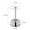 New Stainless Steel Toothbrush Holder Multipurpose Round Bathroom Organizer Multifunction Toothpaste Stand Shelves Kitchen