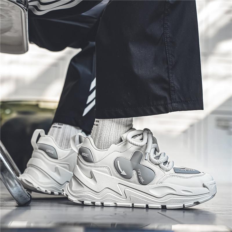 Men's New Autumn Shoes, Thick Soled Dad Shoes Casual Sports Shoes, Commuting Shoes Board Shoes, Popular Fashionable Men's Shoes