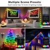 MIMIRGB 66FT Bluetooth LED Lichterkette Lichterkette APP Lichterkette Dreamcolor RGBIC DIY Party Weihnachtslicht Hochzeitsfeier Dekoration