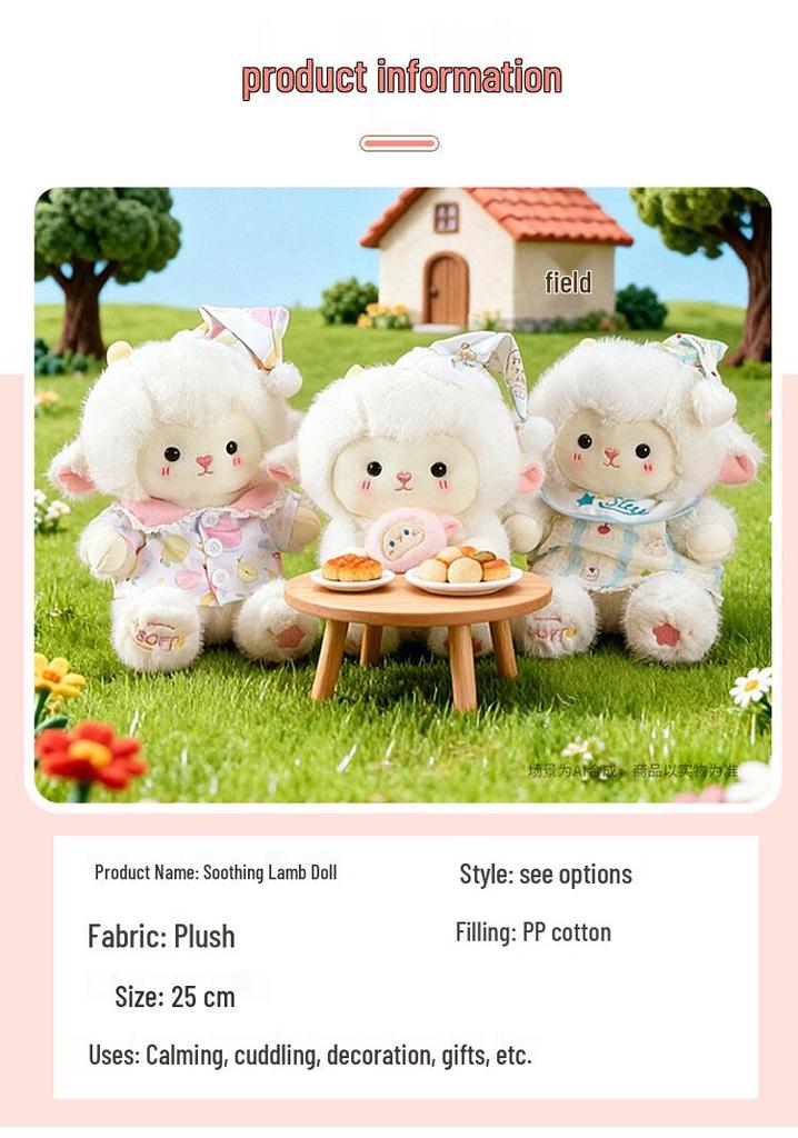 Viral Lamb Plush Toy: Sheep Skirt Style Doll & Sleeping Hug Pillow - Perfect Valentine's Gift