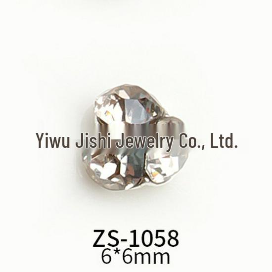New Hot-Selling French Blush Crystal Diamond Nail Art Jewelry: Super Whitening Pink and Tender Design