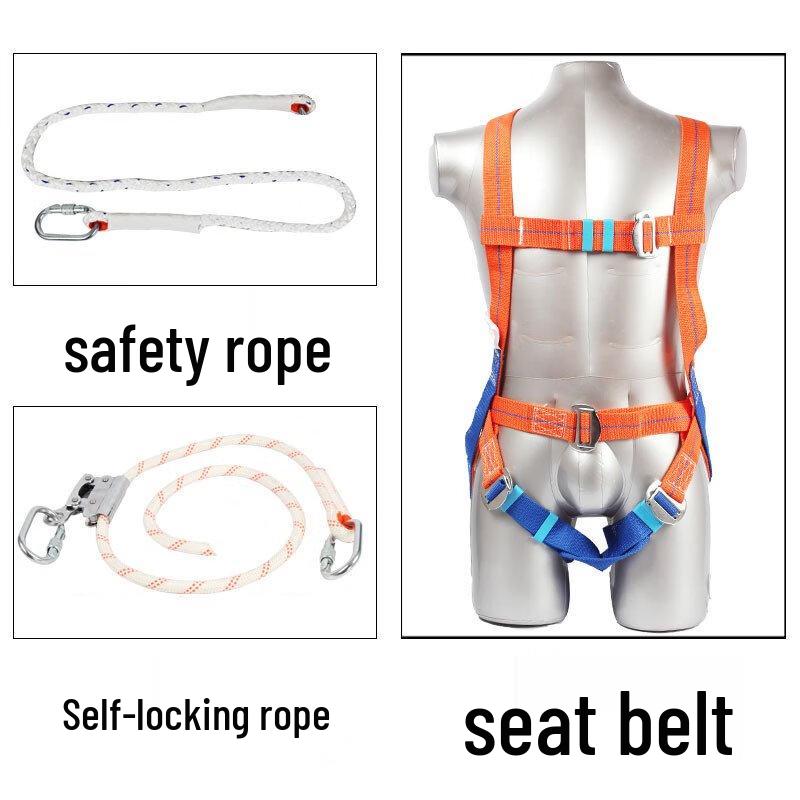 Outdoor Safety Harness and Rope Kit