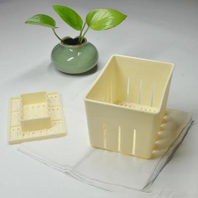DIY Cheese Plastic Grade Maker Kit Tools PP Kitchen 1 + Mould Pcs/Set Tofu Soy Press Mold Pressing Food Cloth