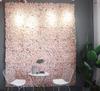 60X40CM Artificial Silk Rose Flower Wall Wedding Christmas Decoration Decorative Silk Hydrangea Wedding Decoration Backdrop