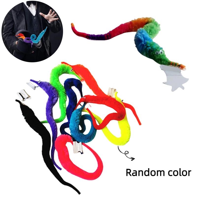 Magiczny Robak Kręty Zabawny i Unikalny Pluszak Dla Psotników Entuzjastów Magii 22,5 cm