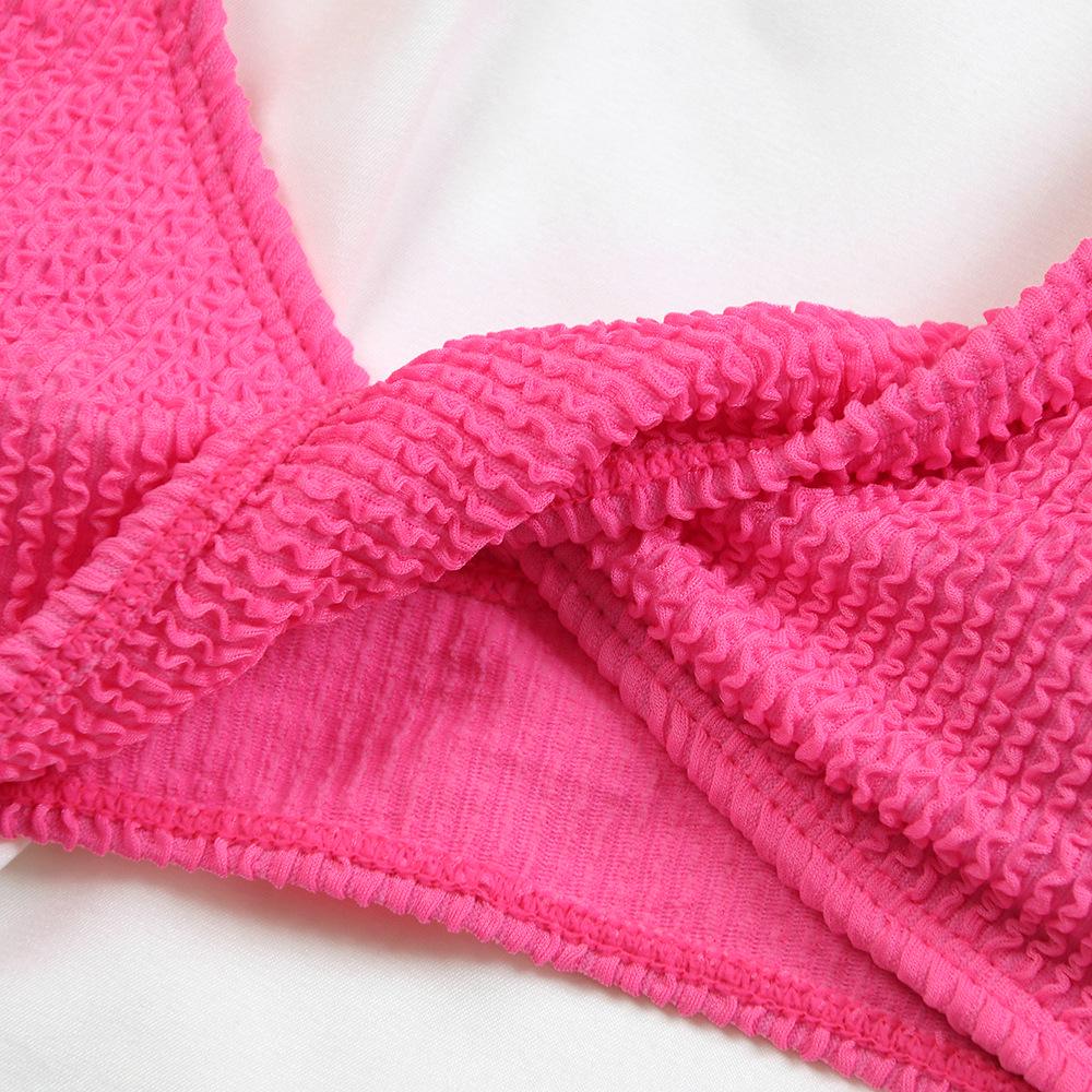 High-Waisted Special Fabric Fashion Bikini Swimsuit for Women