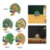 Peacock Statue Collection Crafts Housewarming Gift Modern Display Ornament for Office Living Room Farmhouse Desk Decoration