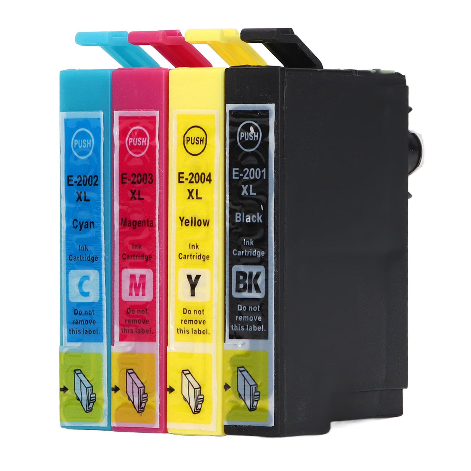 

Ink Cartridge 4 Colors BK C M Y ABS Housing Fadeless Printing Cartridge Combo Pack for XP 200