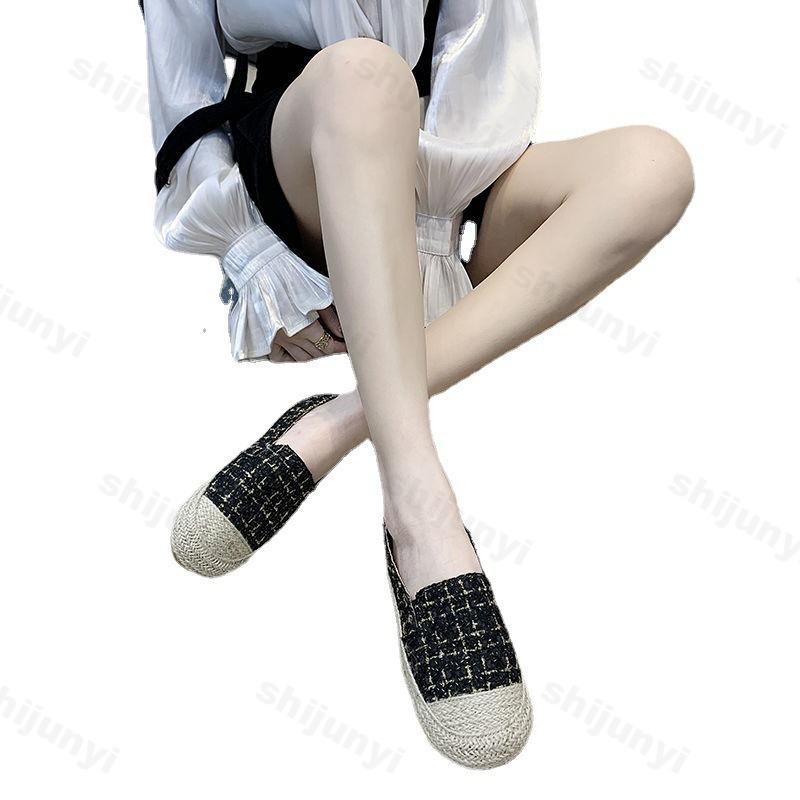 2026 New Style Shoes Fisherman Women's Fashion Lightweight Woolen Flat Shoes Casual Soft Soles Lazy Shoes for One Foot  Loafers