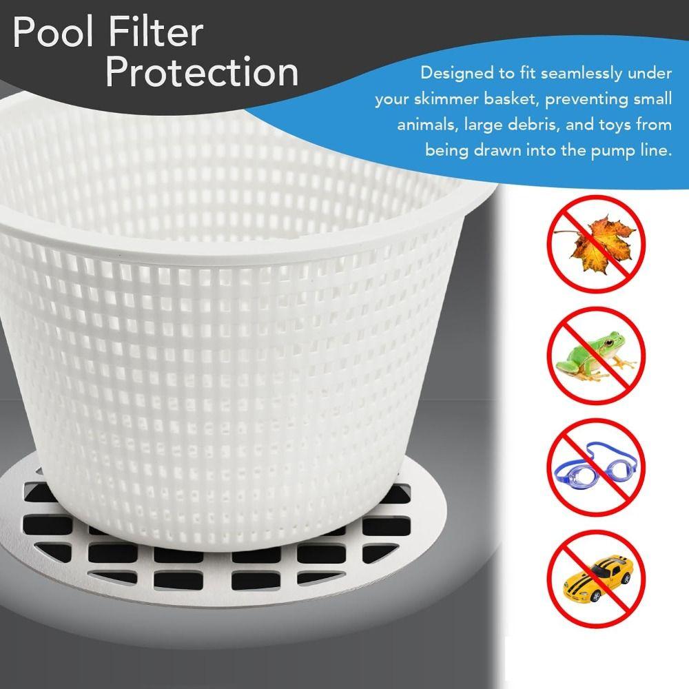 anti-corrosion Basket Buddy Prevents Debris Pool grid block Pool Filter Grid Cover household