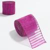 Wired Ribbon for Seasonal Decor Stripe Sequin Christmas Ribbon, Glitter Polyester Fabric Wide Craft Decorative Gift Wrapping Ribbons Wreath