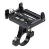 Aluminum Alloy Bike Phone Mount Black Handlebar Phone Holder Cycling Phone Holder Music Viewing