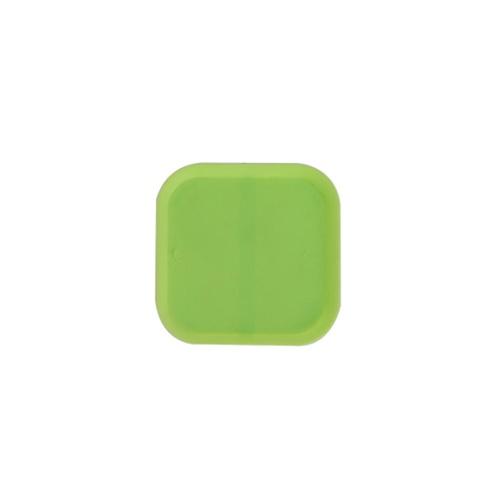 6cm * 6cm Square Plastic Flower Pot Tray Colorful Durable Resin Plant Flower Pot Gloss Planter Home Garden Decoration 5 Pcs