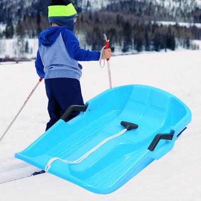Heavy Duty Downhill Sprinter Toboggan Snow Sled Heavy Duty Kids Boys Girls