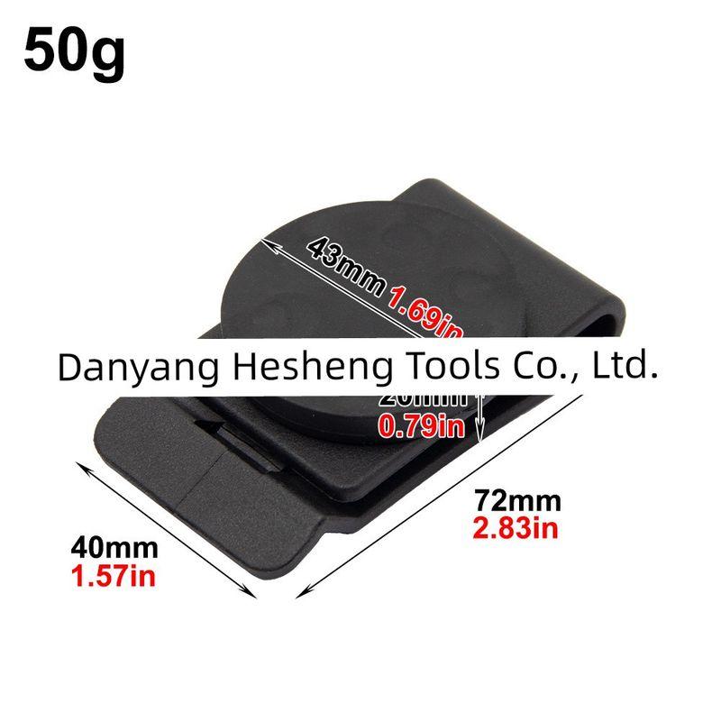 

Strong Magnetic Waist Belt Clip Plastic Coated Magnet Sucker Adjustable Portable Suction Screw Hardware Tools Magnetic Suction Belt Buckle (Without lock) 43mm magnetic belt clip [50g]]
