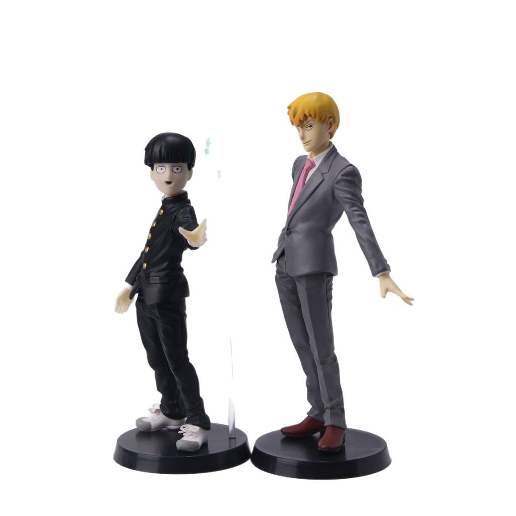 16cm Cartoon Mob Psycho Reigen Arataka Shiseo Kaseyama Action Figure Statue Anime Collection Model Toys Gifts 100 Poseable Articulated Scale Detailed