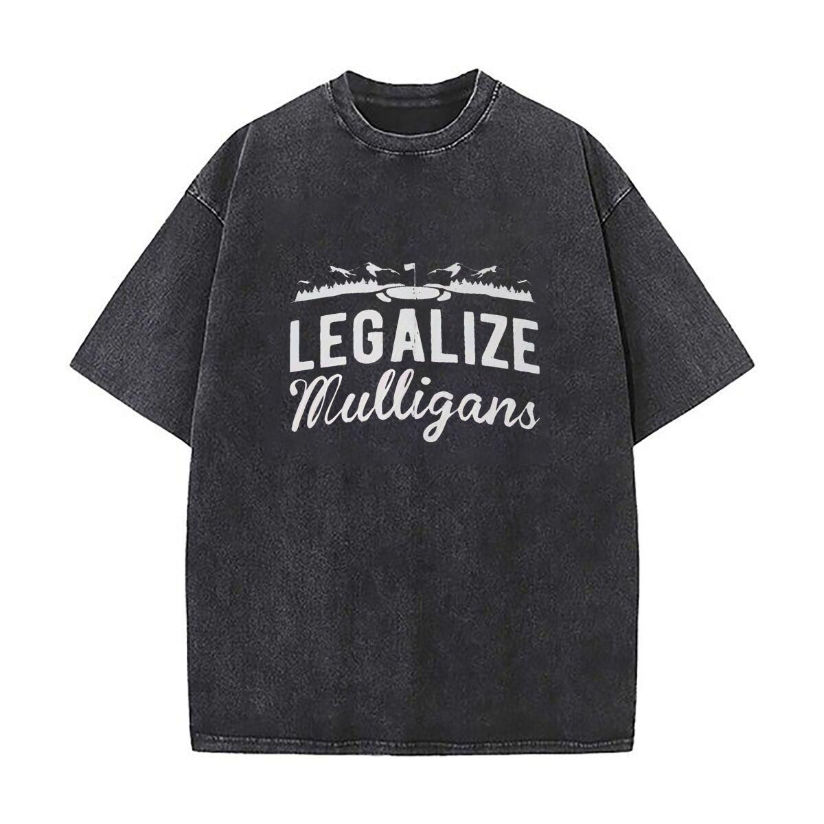 Legalize Mulligans Golf Hat The Perfect Accessory for Outdoor Sports and Leisure Men Washed Casual Cotton Short Sleeve S