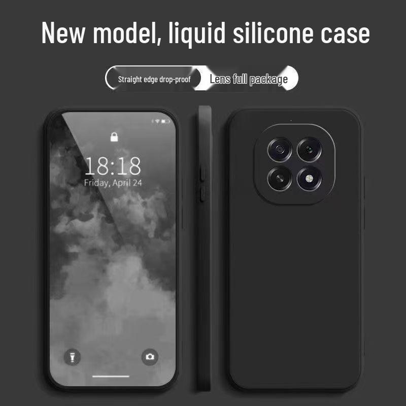 Compatible OPPO A5 5G Case: Solid Color Liquid Silicone, Full Coverage, Drop Protection, Soft Straight Edge Design