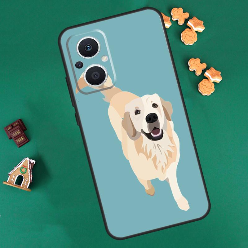 

Cartoon Golden Retriever Dog Case For OPPO Reno 13 12 11 14 F 10 Pro 8T 8 7 Lite Cover For OPPO Find X8 X6 X5 X9 Pro Coque OPPO Find X9 Pro