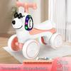 Cartoon Glide Baby Balance Bike with Music & Silent Wheels (Ages 1-4)