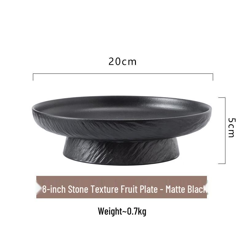Ceramic Pedestal Fruit & Dessert Plate
