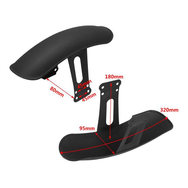 1Set Motorcycle Chrome Metal Front and Rear Fender Retro Mudguard Cover Metal Protector for Honda CG125 CG 125 125cc