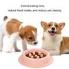 New Pet Dog Bowl Slow Feeder Plastic Anti Choking Puppy Cat Eating Dish Bowl Anti-Gulping Food Plate
