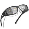 [MAIVARDAY] Over-the-glasses Sunglasses for Men, Attaches Over Eyeglasses, Photochromic, Polarized, UV400, Suitable for Driving.