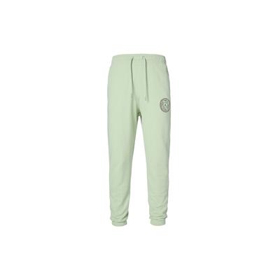 CNY Serie Gestrickter Fleece-gefütterter lockerer Mid-Waist Jogginghose mit Kordelzug Herren Hosen Grün FB1454-343