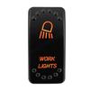 12V 24V Laser Rocker Switch Orange Led Light ON OFF / ON OFF ON for Car Boat Polaris RZR Can-Am ATV UTV RV Maverick Commander