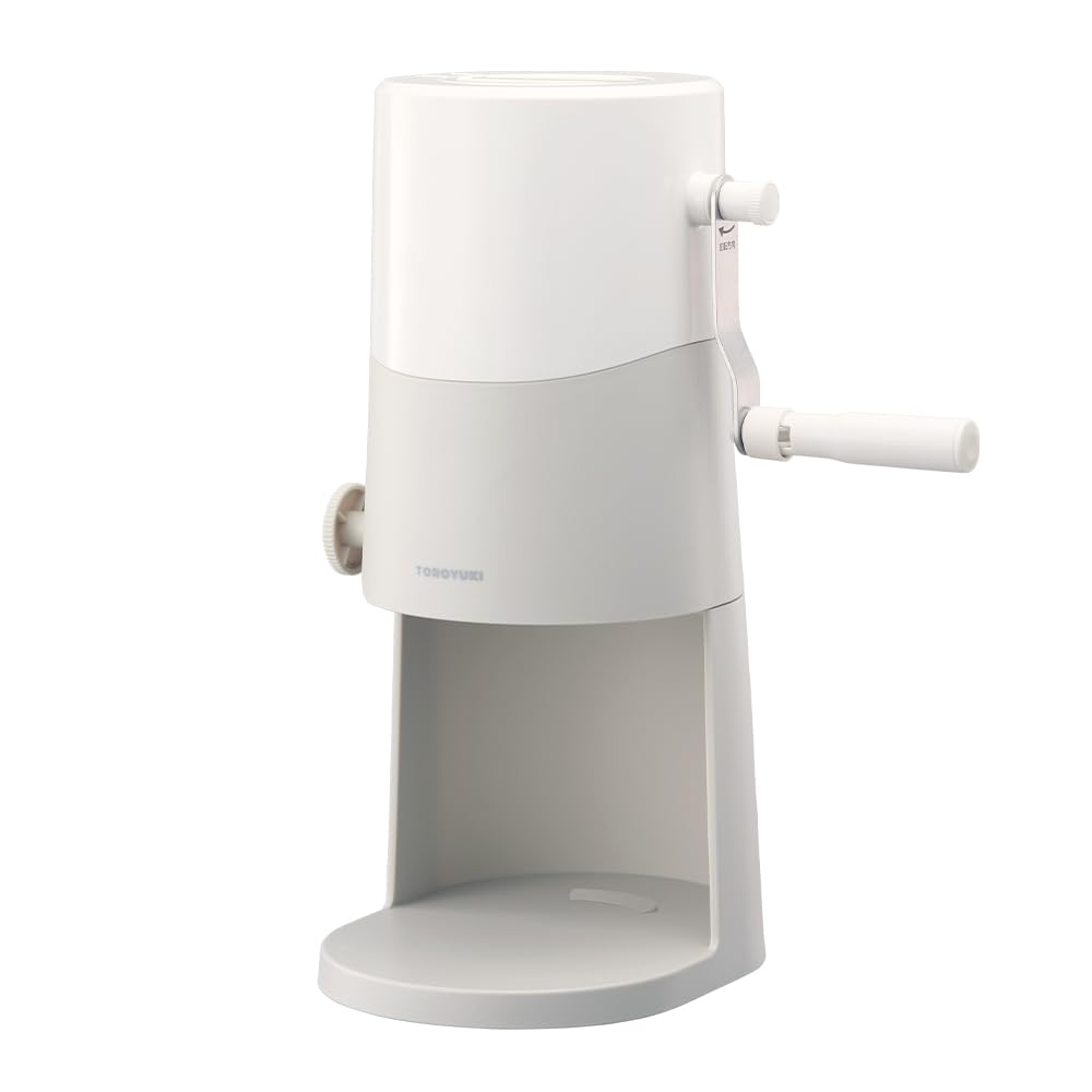 

Doshisha Manual Shaved Ice Fluffy and with Adjustable Blade Includes 2 Ice Maker Cups and Recipe and Cleaning Brush Maker, Thick, Height, (Medium белый