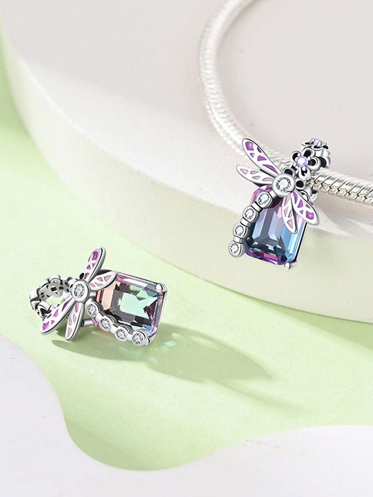 Charms Plata Copper Colors Cute Bees And Dragonflies Beads Charm Pendant For Original Bracelet For Women Diy Jewelry Love Gift