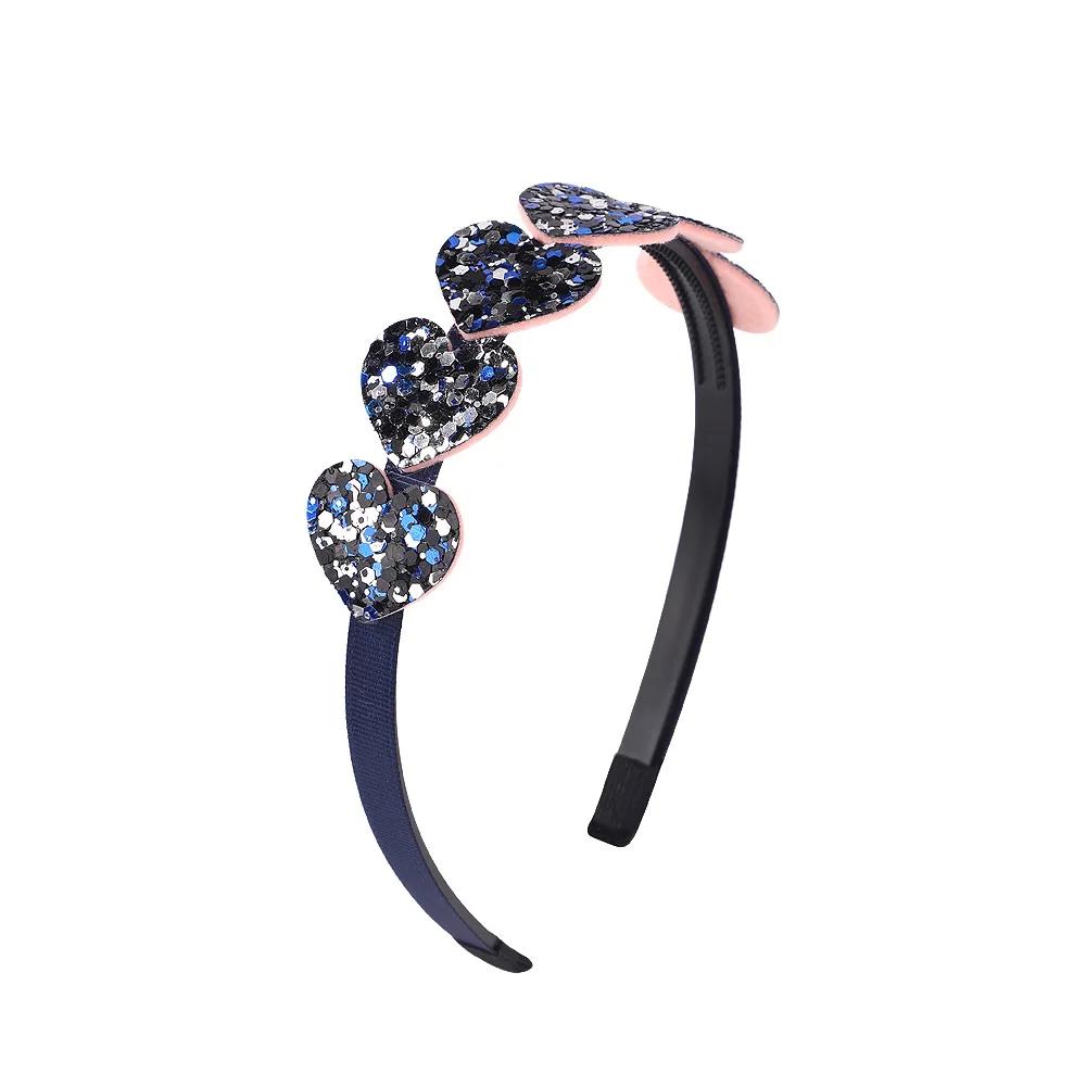 1pcs Fashion Glitter Kids Hair Band Lovely Bow Stars for Headband Girls Cute Colors Hair Tiaras Hairbands Hair Accessories Gifts