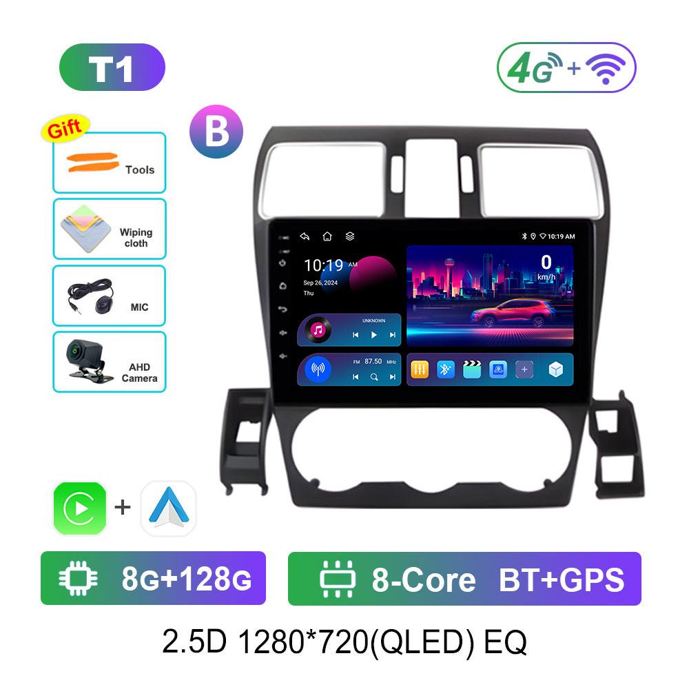 Android OS Navi GPS Car Radio Multimedia Player for Subaru Forester 4 SJ XV WRX 2012 - 2015 2018 DSP Stereo 4G QLED Screen WiFi