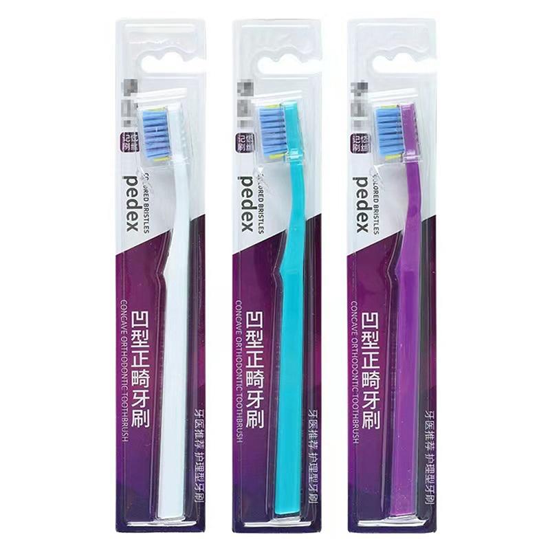 Clean Orthodontic Braces Adult Orthodontic Toothbrushes Dental Soft Toothbrush