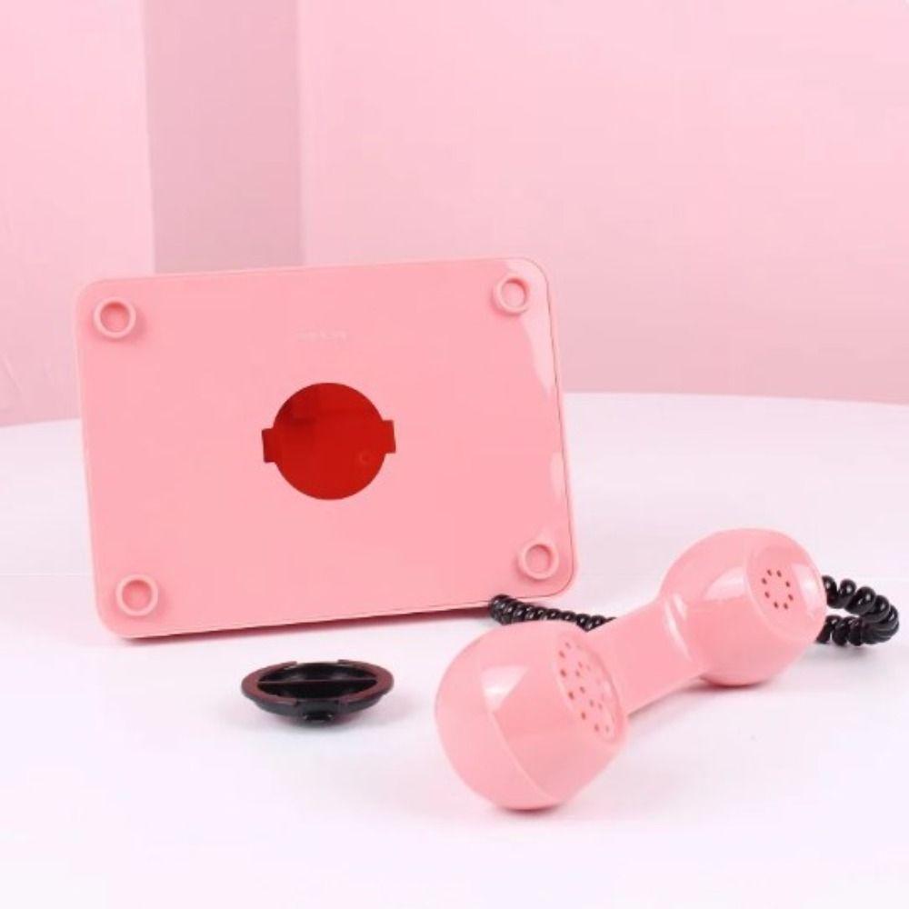 Cartoon Plastic Telephone Model Mini Money Box Ornaments Telephone Piggy Bank  Children's Toy