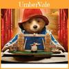 Pelúcia Macia do Urso Paddington Com Chaveiro Comemorativo da Rainha Elizabeth II